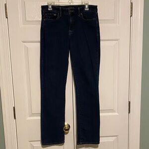 Lucky Brand Dark Blue Straight Leg Jeans